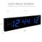 Ivation 24 in. Large Digital Wall Clock, LED Digital Clock with Timer and Alarm